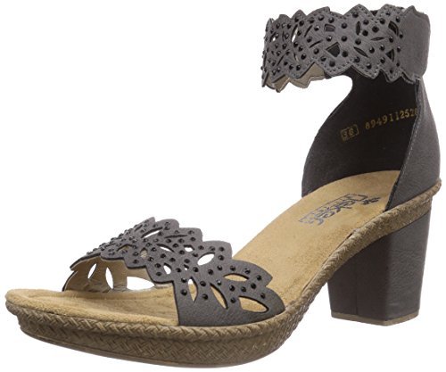 TG.41 Rieker 66555 Sandali con Zeppa Donna TG.41 Rieker 66555 Sandali con Zeppa Donna