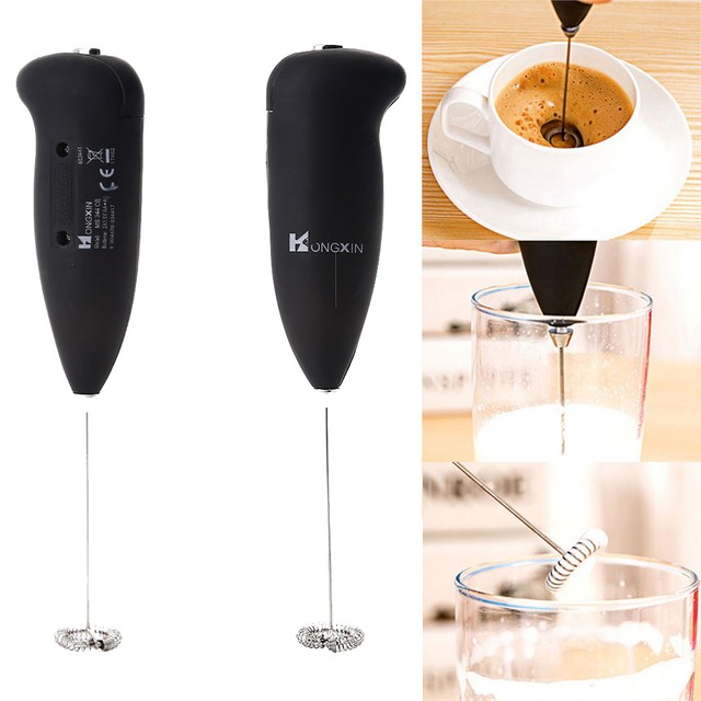 Electric Handle Milk Frother Coffee Whisk Mixer Foamer Kitchen Egg Hot Electric Coffee Foamer Stirrer Eggbeater Whisk Mixer Tool Milk Frother Drink