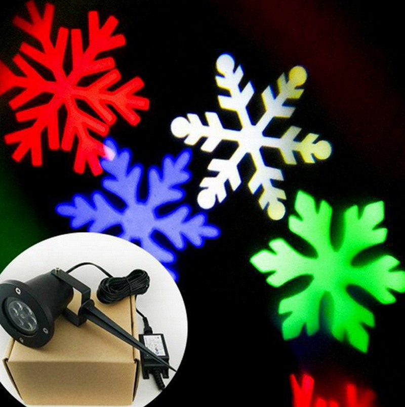Lights Party Birthday Elf Laser Projector Moving Light Snow Garden Picture 1 Of 9