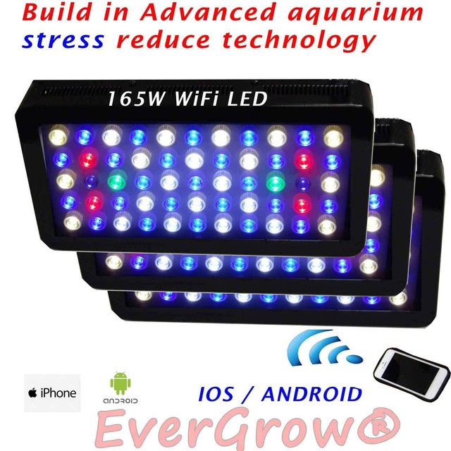 3x evergrow 165w led