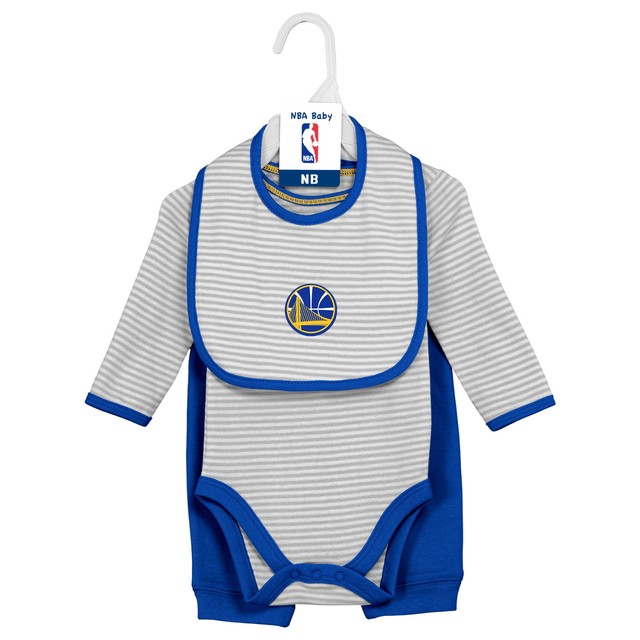 Nba Golden State Warriors Baby Suit Footed Pant And Bib Set Blue - Golden State Warriors Crib Bedding Nba Golden State Warriors Baby Suit Footed Pant And Bib Set Blue - Golden State Warriors Crib Bedding