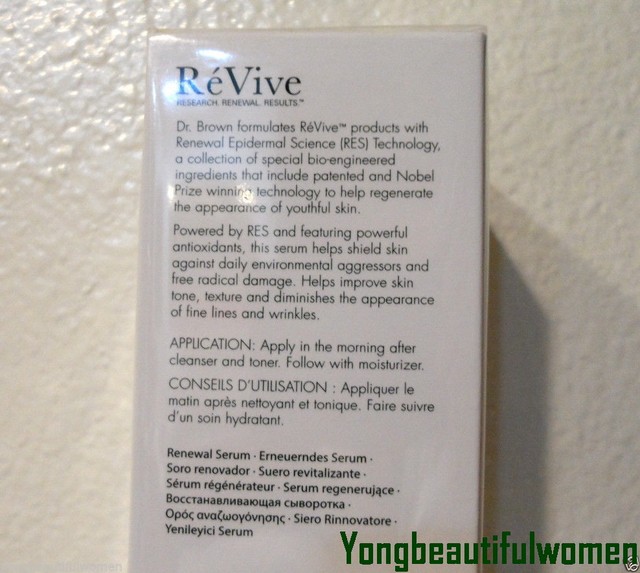 Re Vive - Defensif Renewal Serum - 30ml/1oz Botanic Shop Plumping Collagen Face Serum with Natural Rose Extract 1oz / 30ml