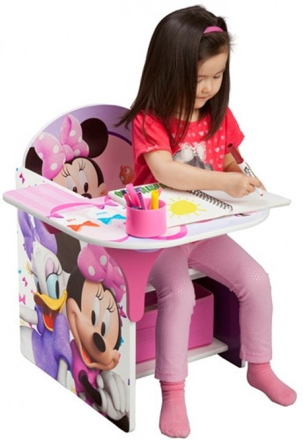 Minnie Mouse Disney Chair With Desk Toddler Seat Table and Storage ... Minnie Mouse Disney Chair With Desk Toddler Seat Table and Storage ...