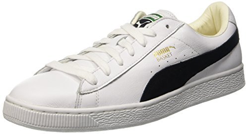 Puma Basket Classic Scarpe Sportive Unisex Bianco/Nero V4t Puma Basket Classic Scarpe Sportive Unisex Bianco/Nero V4t