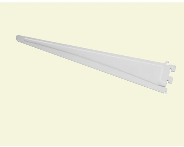 Closetmaid 2855 50cm Shelftrack Shelf Bracket White Best Closetmaid Storage Shelf Shelftrack 20 In X 5 Bracket Steel White