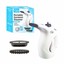 Quest Portable Garment Steamer, 800 Watt Includes 2 Brushes High Temp Steriliser