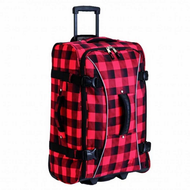 Athalon Luggage 26 Inch Hybrid Travelers Bag Lumberjack One Size Ebay Athalon Luggage 26 Inch Hybrid Travelers Bag Red Black 7126 Lumberjack