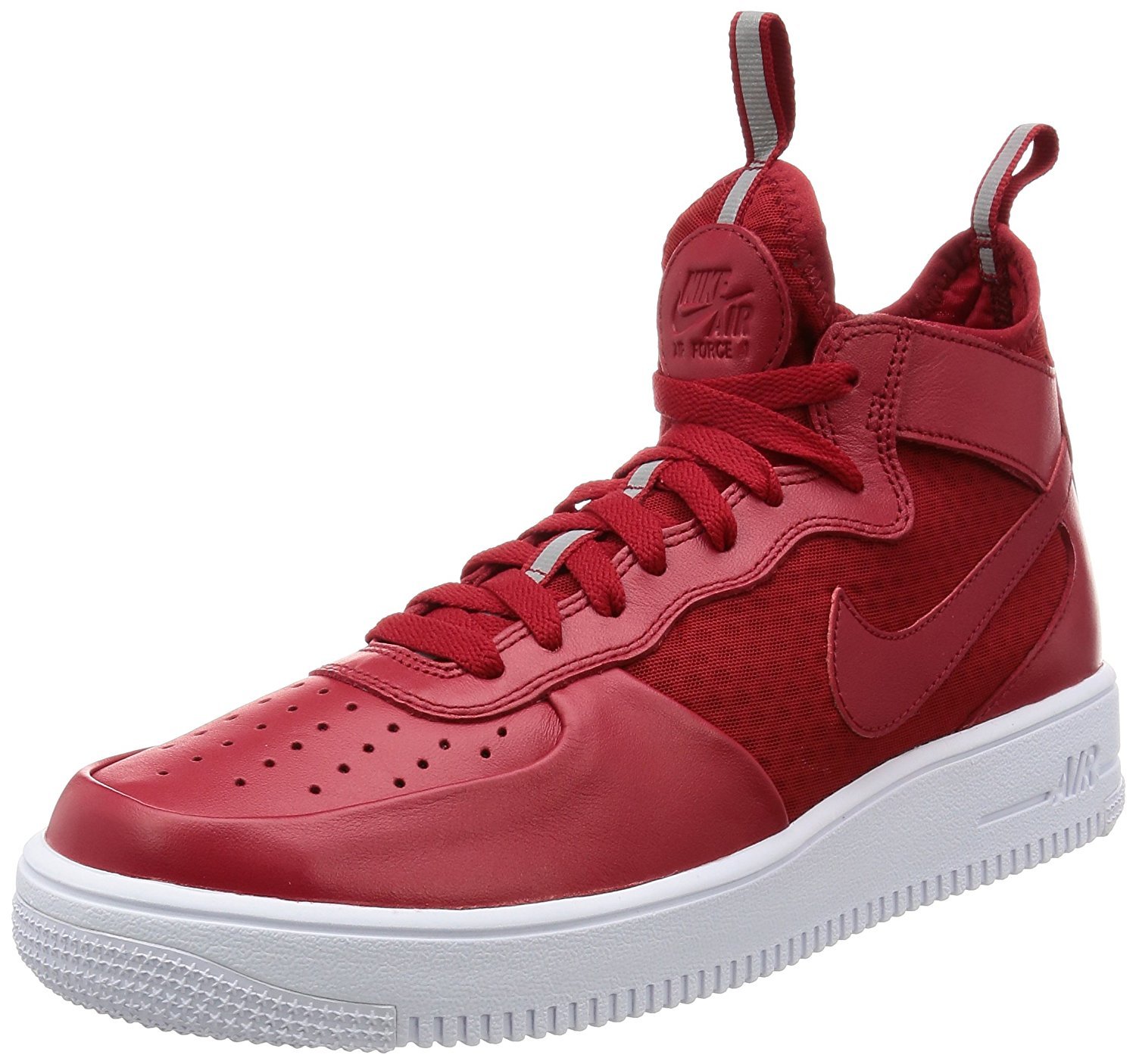 Nike Air Force 1 Ultraforce Mid Red White Men Af1 Shoes SNEAKERS Nike Air Force 1 Ultraforce Mid Red White Men Af1 Shoes SNEAKERS