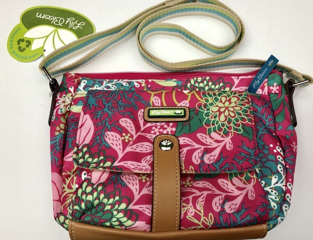 Lily Bloom Fl Reef Pink Cristina Hobo Crossbody Handbag Bag Lily Bloom Fl Reef Pink Cristina Crossbody Handbag Bag Purse Msrp 39 Nwt