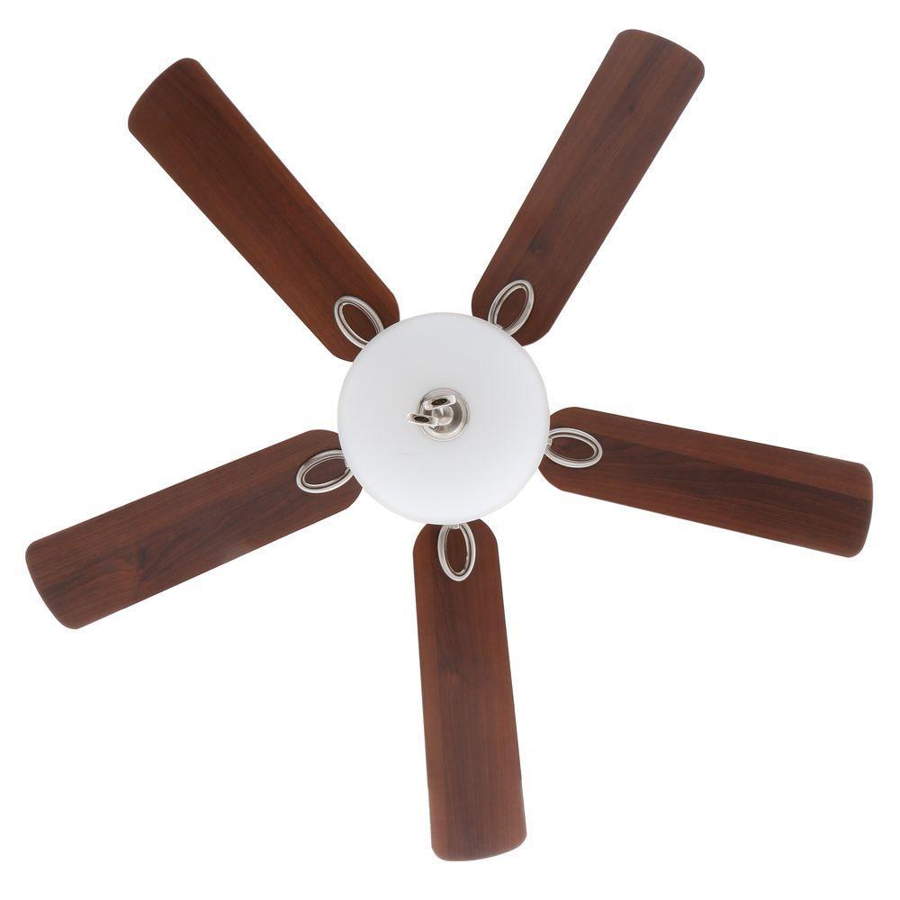Hampton Bay Adonia 52 Inch Hugger Ceiling Fan With Light Kit Brushed Hampton Bay Adonia 52 Inch Hugger Ceiling Fan With Light Kit Brushed Nickel