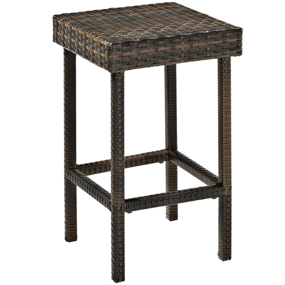 Crosley Co7107 Br Palm Harbor Outdoor Wicker Counter Height Stool Picture 1 Of 4