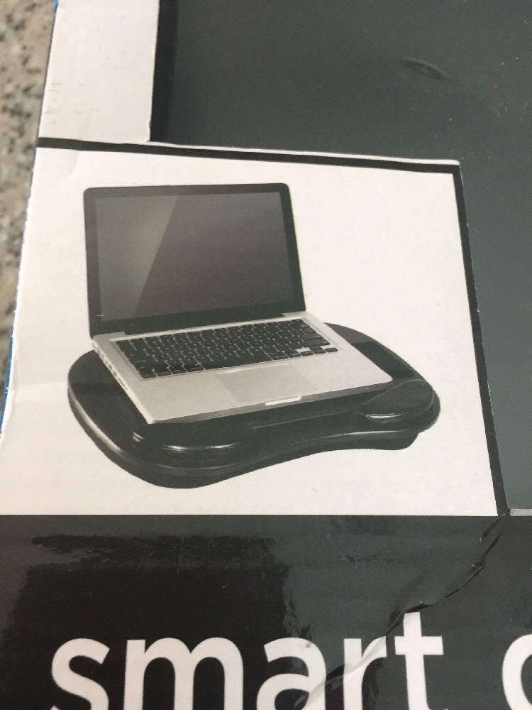 Totes Smart Device A Lap Desk Plus Cushion Base Black 3