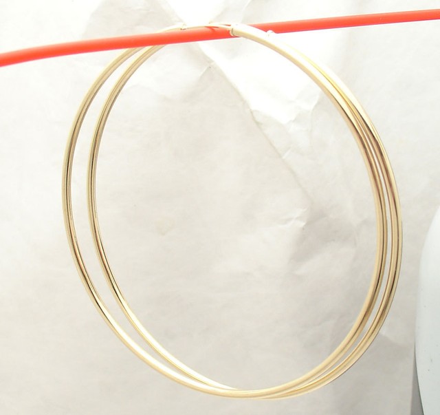 2mm X 70mm 2 3 4 Large Plain Shiny Hoop Earrings Real 14k Yellow 2mm X 70mm 2 3 4 Large Plain Shiny Endless Hoop Earrings Real 14k