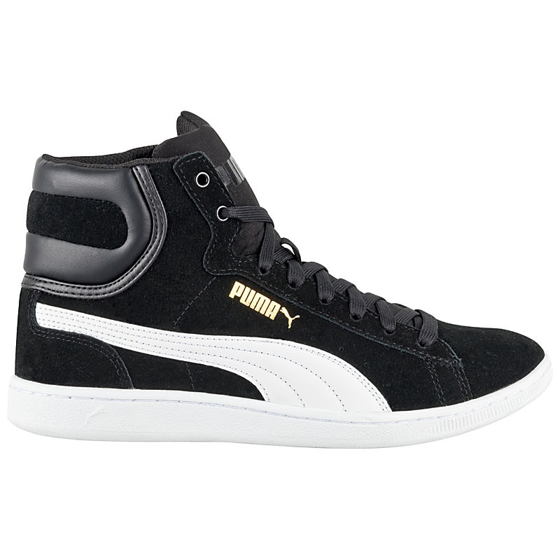 Puma DONNE Vikky Mid sfoam Nero Pelle Scarpe da tennis ginnastica high Puma DONNE Vikky Mid sfoam Nero Pelle Scarpe da tennis ginnastica high