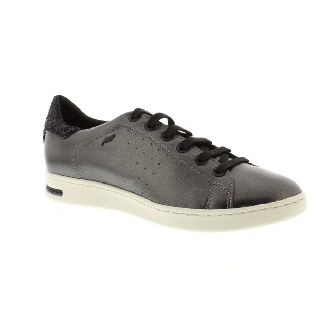 Geox Jasysen Dark Grey Black Womens Leather Oxford Shoes Geox Jasysen Dark Grey Black Womens Leather Oxford Shoes