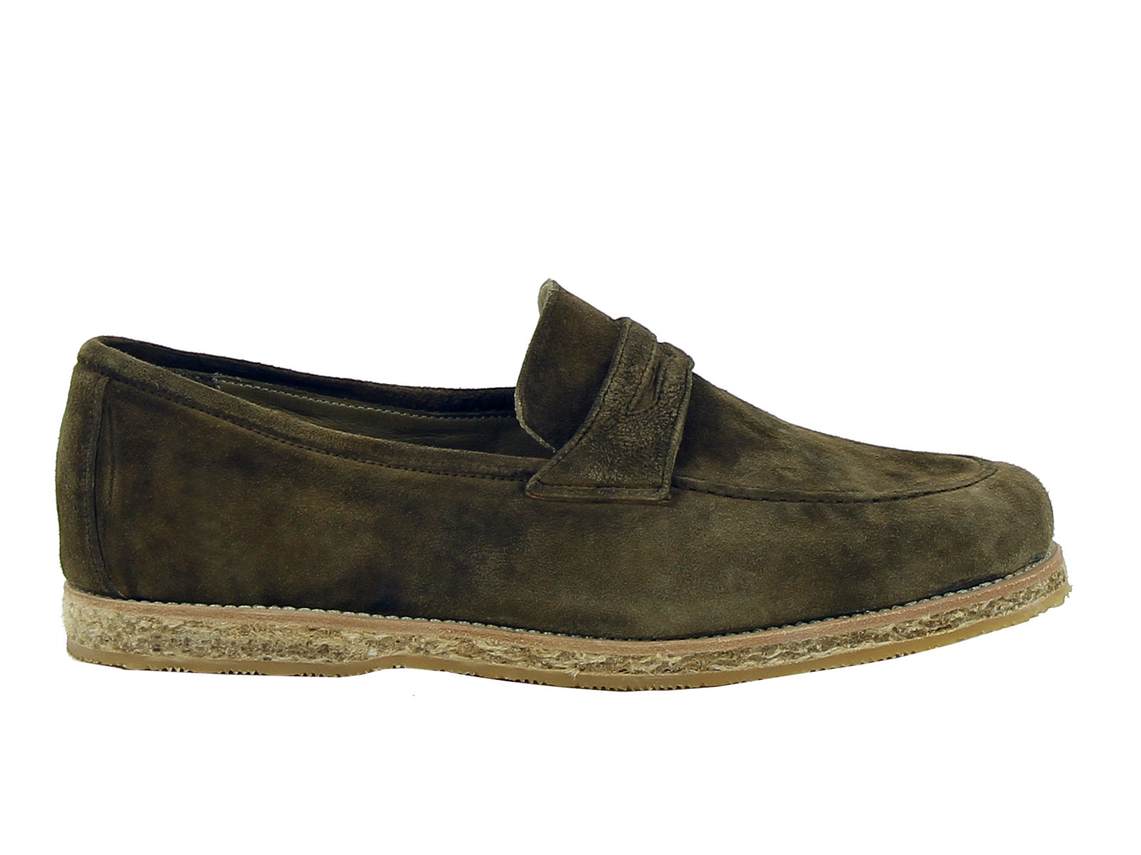 Men's CBUF56 Brown Suede Loafers Men's CBUF56 Brown Suede Loafers