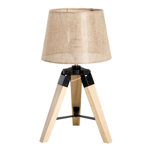 Wooden Tripod Table Lamp Base Cream White Room Decor Comfortable Wooden Tripod Table Lamp Base Cream White Room Decor Comfortable Lighting Cable