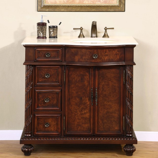 36 0213cm Off Center Right Sink Marble Top Bathroom Single Vanity 36 Inch Right Sink Marble Stone Top Bathroom Single Vanity Bath Cabinet 0213cm