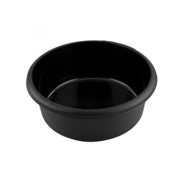 Whitefurze Large Round Plastic Washing Up Bowl Basin Sink Kitchen Whitefurze Large Round Plastic Washing Up Bowl Basin Sink Kitchen Black