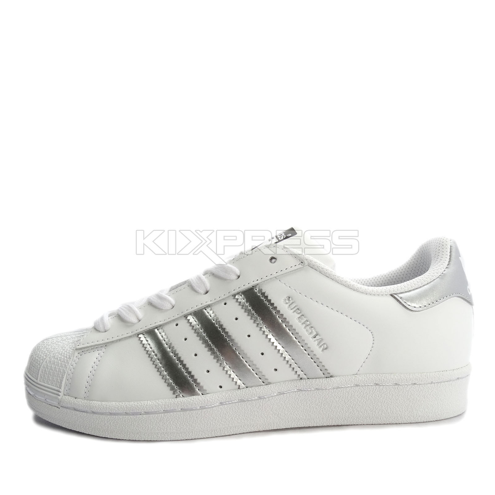 adidas originals superstar white and silver adidas originals superstar white and silver