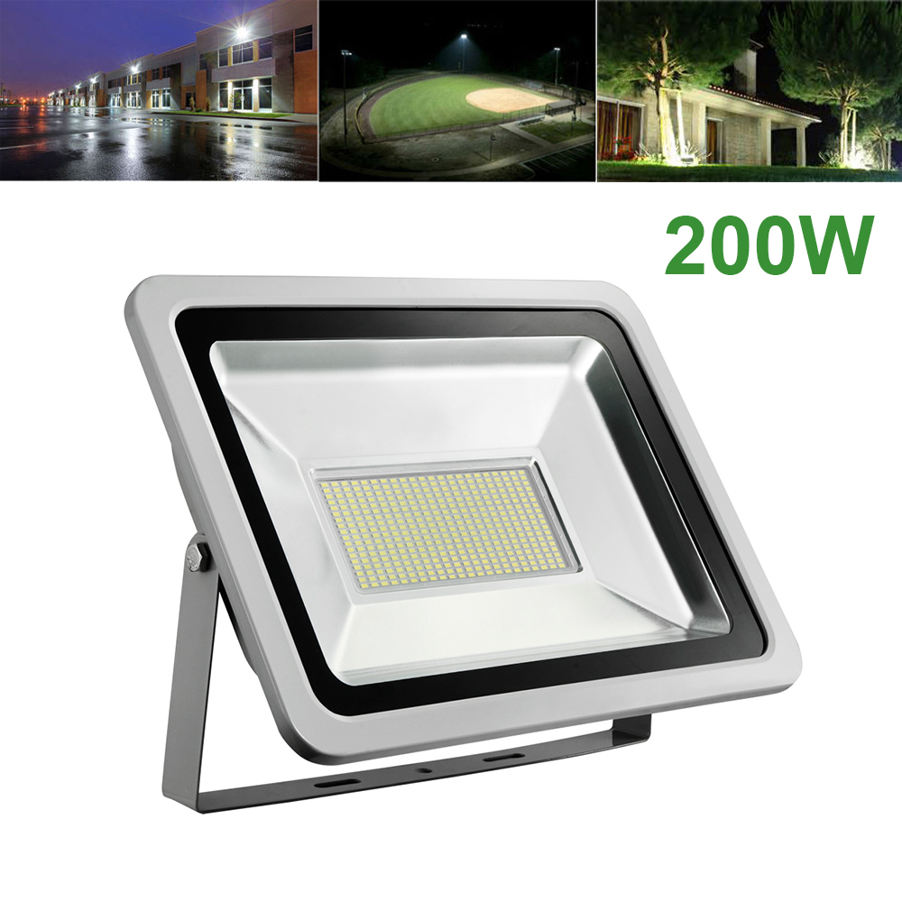200w Watts Smd Outdoor Led Flood Light Garden Cool White Spotlights Picture 1 Of 9