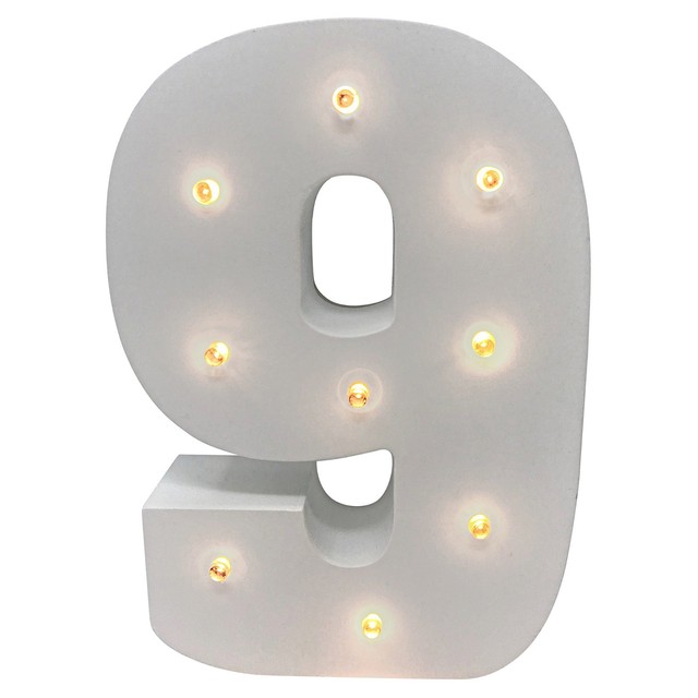Del Wooden Letters Alphabet Sign Numbers Light Up Wood Decorative Picture 2 Of 5