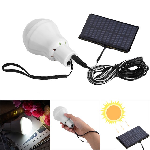 Solar Powered 12 Led Rechargeable Bulb Lights Outdoor Indoor Camping Solar Powered 12 Led Rechargeable Bulb Lights Outdoor Indoor Camping Yard Lamp
