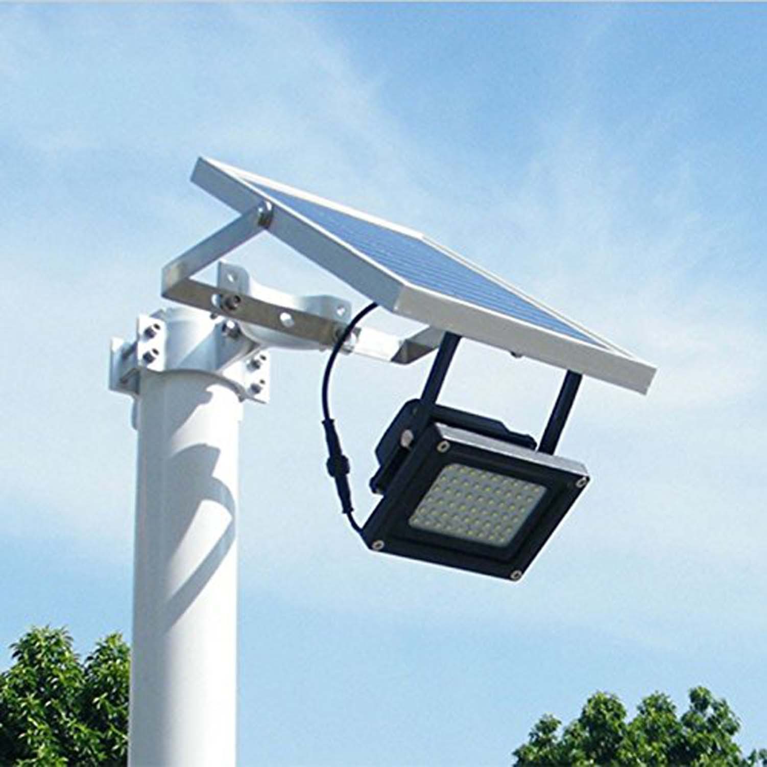 54 Led Solar Dusk To Dawn Outdoor Waterproof Street Lamp Garden 8