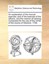 NEW An Explanation Of The Manual Exercise; And... BOOK (Paperback / softback)