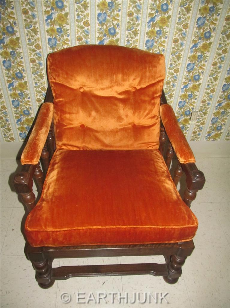 Ethan Allen Upholstered Living Room Easy Chair Royal Charter Oak 16 Picture 1 Of 12