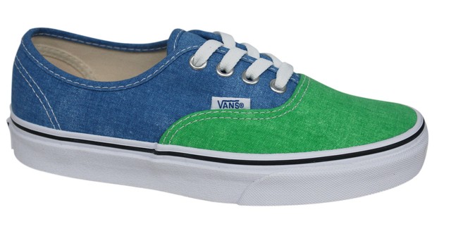 Vans AUTHENTIC Classics washed 2 tone fern green campanula Vans AUTHENTIC Classics washed 2 tone fern green campanula
