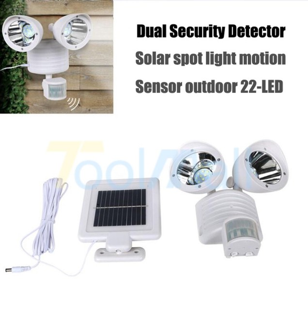 22 Led Solar Powered Motion Sensor Pir Security Light Garden Outdoor 22 Led Solar Powered Motion Sensor Pir Security Light Garden Outdoor White Lamp