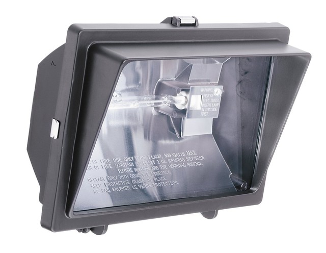 Lithonia Lighting Flood Security Lights Ofl 300 500q 120 Lp Bz M6 Lithonia Ofl 300 500q 120 Lp Bz M6 Light Visor Flood With One
