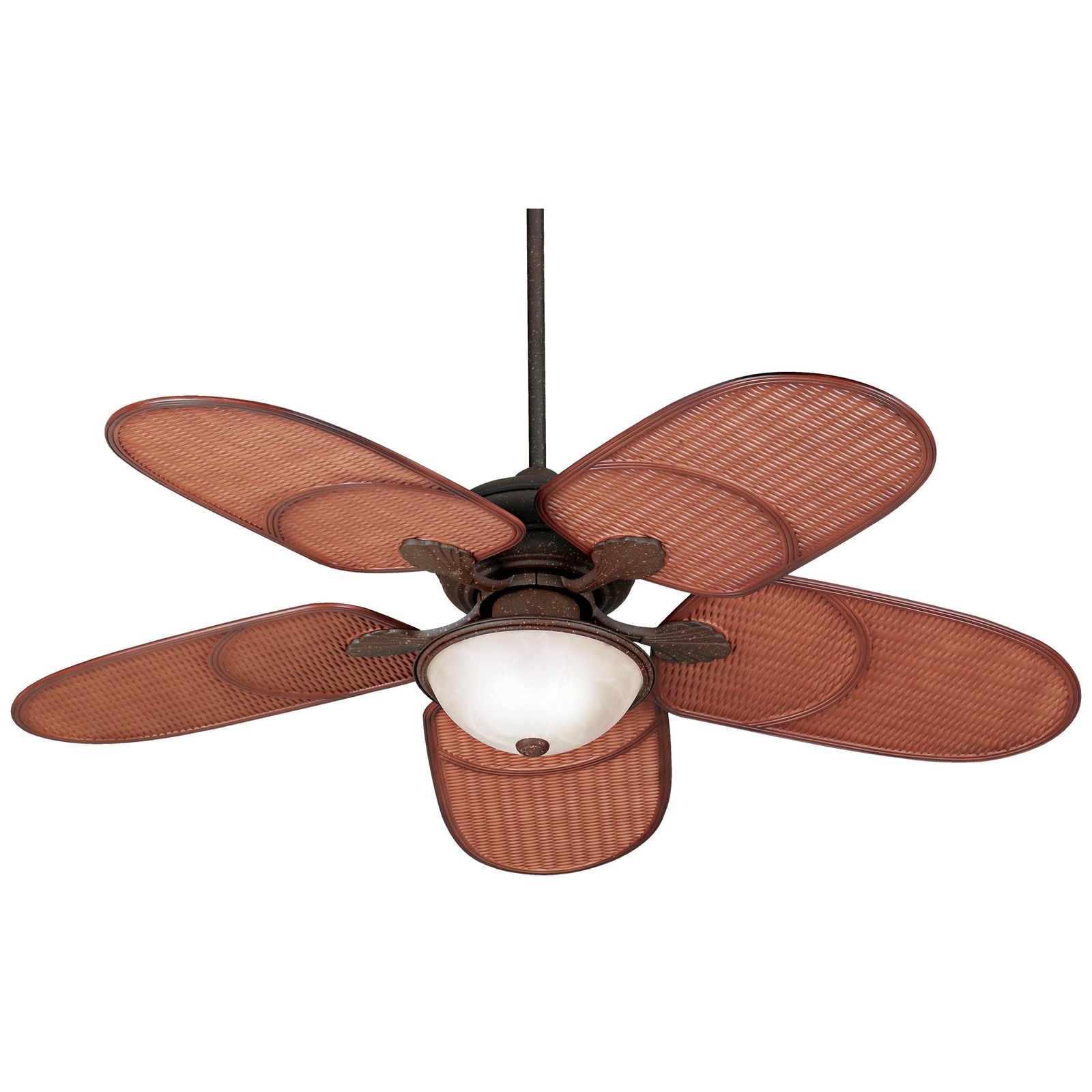 52 Casa Vieja174 Rattan Outdoor Tropical Ceiling Fan Brand New T