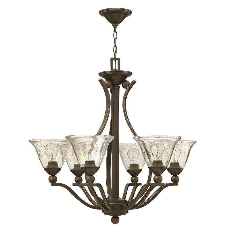Hinkley Lighting Bolla 6 Light Chandelier In Olde Bronze With Clear Picture 1 Of