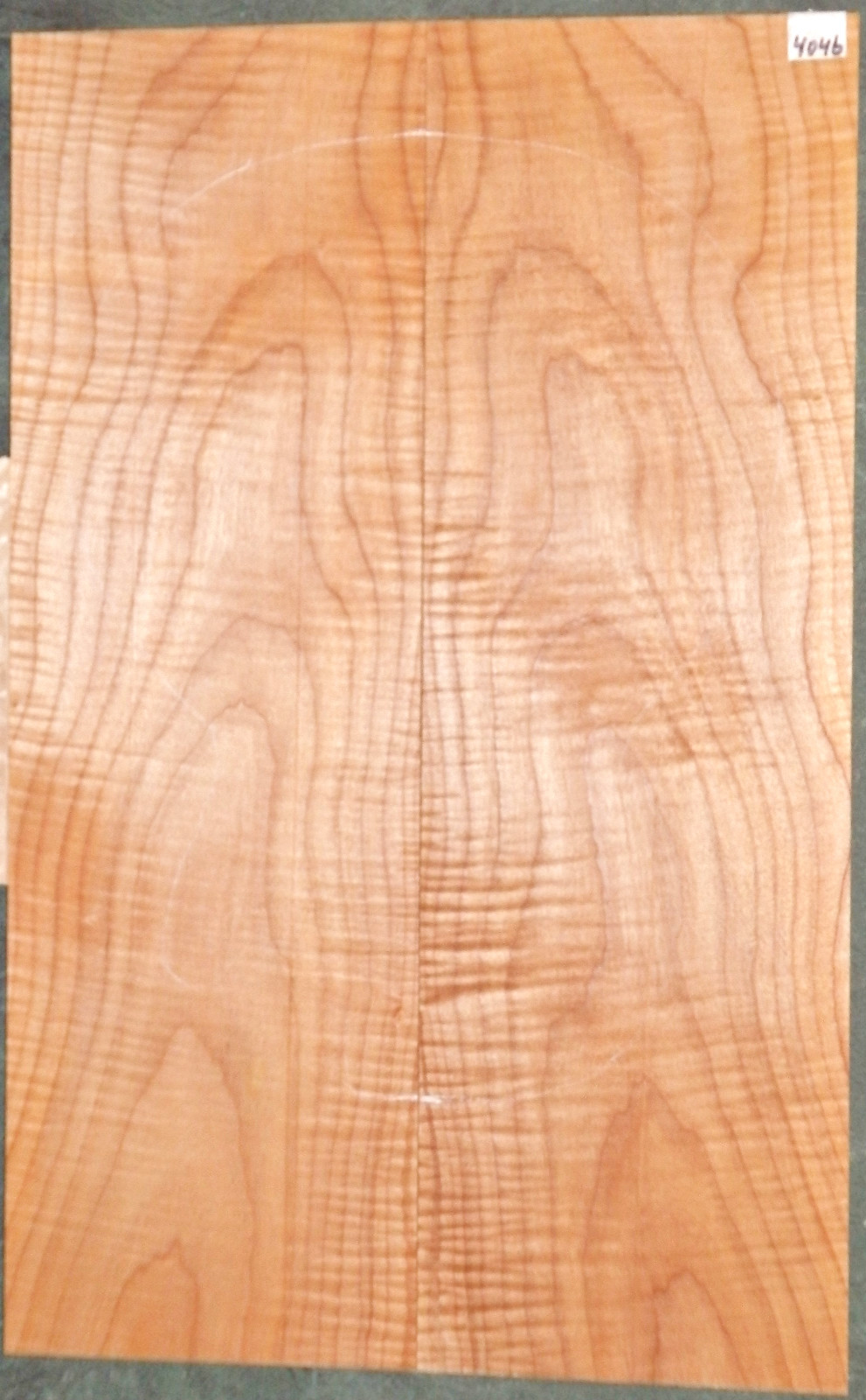 Curly Maple Instrument Wood 4046 Exotic 5a Book Matched Carved Top Brand New T