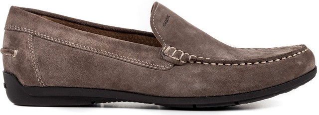 Geox U Siron A Scarpe / Mocassini In Scamosciato Da Uomo Taupe C6059 Geox U Siron A Scarpe / Mocassini In Scamosciato Da Uomo Taupe C6059