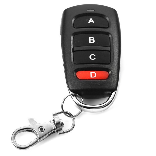Universal Electric Cloning Gate Garage Door Remote Control Key Fob Universal Cloning Cloner 433mhz Electric Gate Garage Door Remote Control Key Fob