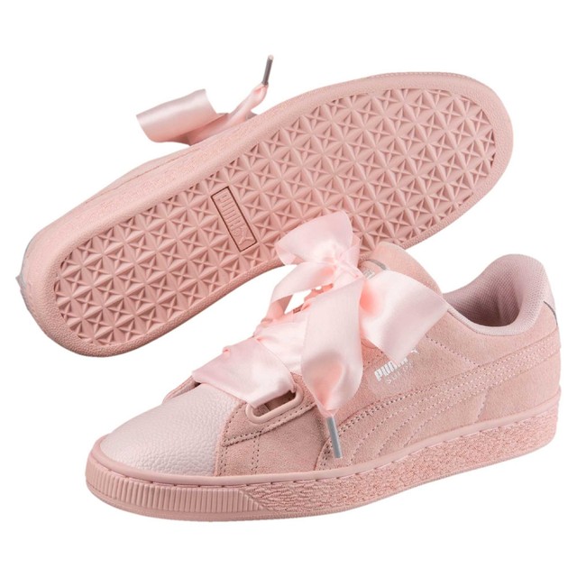 Puma Suede Heart Bubble 36644102 bianco scarpe basse Puma Suede Heart Bubble 36644102 bianco scarpe basse