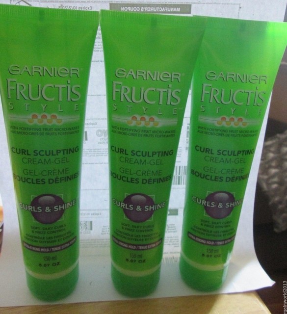 3 Garnier Fructis Curl Sculpting Cream Gel Extra Strong Hold Curls 3 New Garnier Fructis Style Curl Sculpting Cream Gel Extra Strong Hold 5 07 Oz
