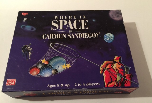 Vintage Where In Space Is Carmen Sandiego Game By University Games Vintage Where In Space Is Carmen Sandiego Game By University Games
