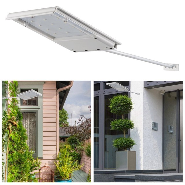 Waterproof Solar Powered 15 Led Wall Lights Security Night Light Solar Power Dusk To Dawn Sensor Outdoor Waterproof Security Path Led Flood Light