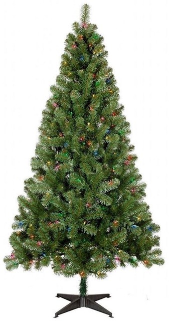 6ft Pre Lit Full Artificial Christmas Tree Alberta Spruce Multicolored Lights 6ft Pre Lit Full Artificial Christmas Tree Alberta Spruce Multicolored Lights