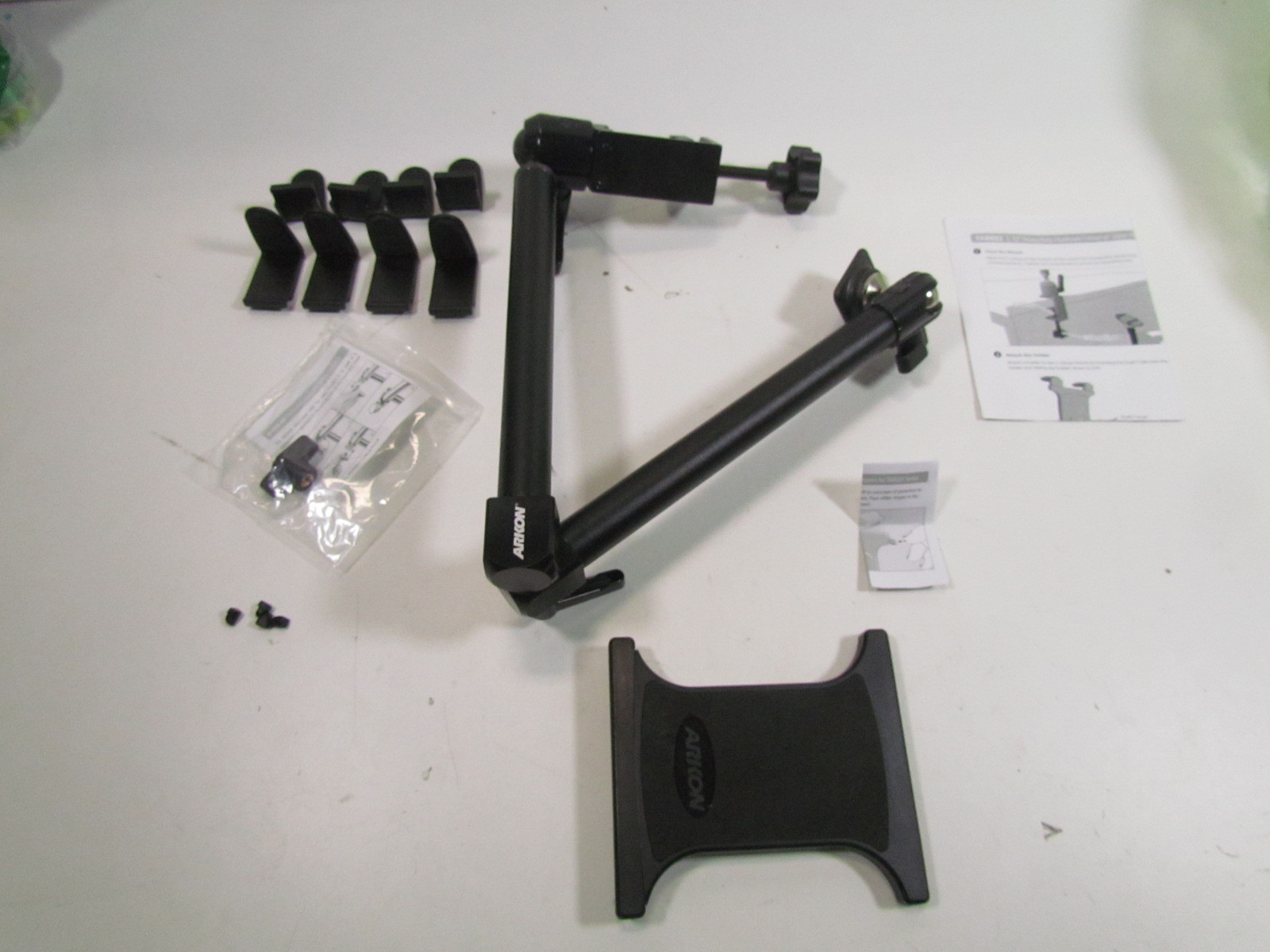 Arkon Heavy Duty Desk Or Wheelchair Tablet Clamp Mount With 22 Inch Arkon Heavy Duty Desk Or Wheelchair Tablet Clamp Mount With 22 Inch Arm For I