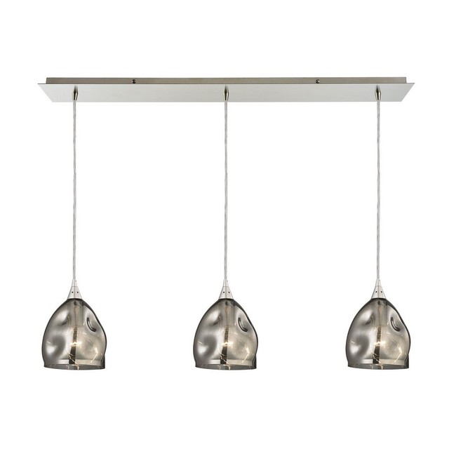 Elk Lighting Niche 3159 3 Light Linear Pendant Elk Lighting 31596 3lp Niche Three Light Linear Pendant
