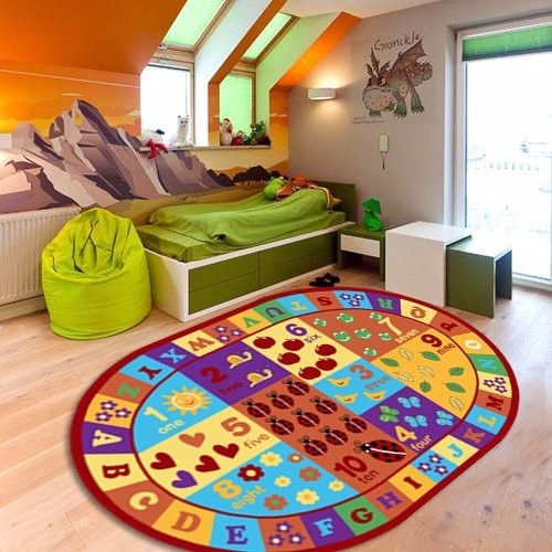Furnish My Place Kids Abc Area Rug Educational Alphabet Letter Furnish My Place Kids Abc Area Rug Educational Alphabet Letter Numbers Multico Ebay