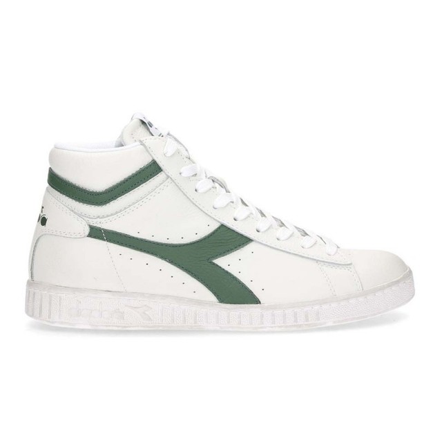 SCARPE DIADORA GAME L HIGH WAXED BIANCHE/VERDI P/E 2018 159657 C1161 SCARPE DIADORA GAME L HIGH WAXED BIANCHE/VERDI P/E 2018 159657 C1161