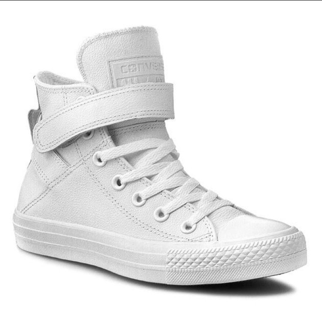Converse All Star WHITE in pelle. Taglia UK 5 EUR 37.5 Converse All Star WHITE in pelle. Taglia UK 5 EUR 37.5