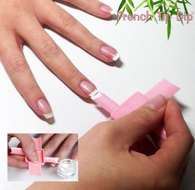 French Tip Dip Instant Manicure Pedicure Kit Use Any Nail Polish Or Pink French Manicure Pedicure Kit Flexible Reusable Use W Nail Polish Or Gel