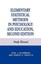 Elementary Statistical Methods in Psychology: and Education, Study Manual by Pau